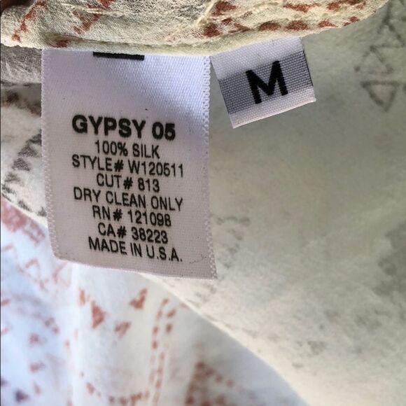 Gypsy 05‎ Sheer Silk Top - Picture 8 of 9